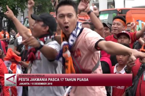 Pesta Jakmania setelah 17 tahun puasa gelar