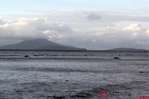 Ketinggian Gunung Anak Krakatau Berkurang