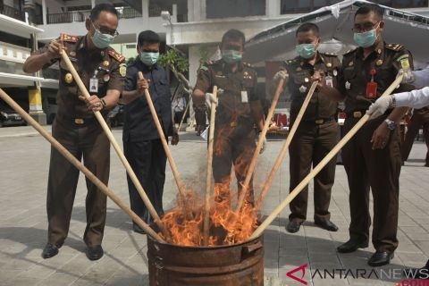 Pemusnahan Barang Bukti