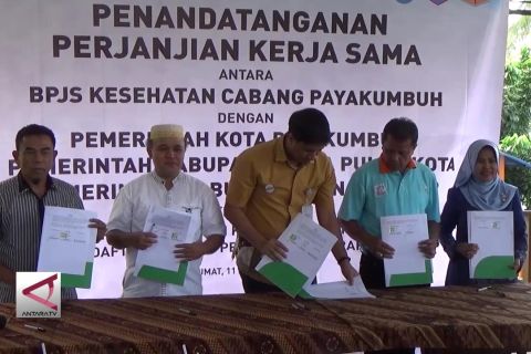 Kerjasama BPJS dengan tiga pemda di Sumbar