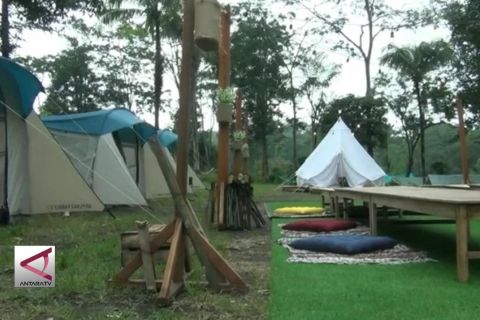 Glamping, sensasi berkemah tanpa ribet