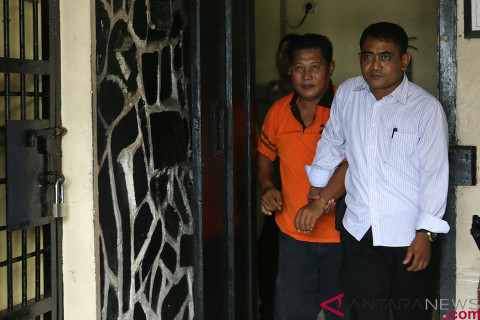 Tersangka kasus pungli dana rekonstruksi masjid