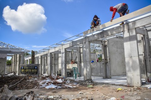 Pembangunan sekolah rusak pascagempa Lombok