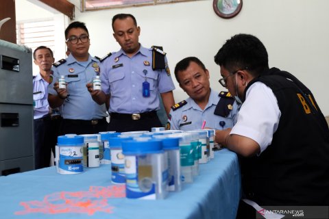 Tes urine pegawai rutan