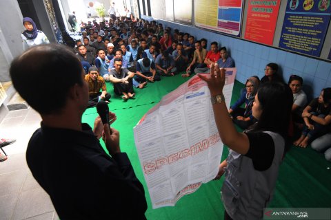 Sosialisasi Pemilu 2019 di Lapas Salatiga