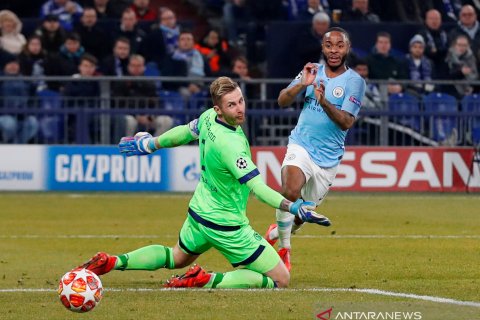 Gol Sterling di penghujung laga bawa Manchester City kalahkan Schalke