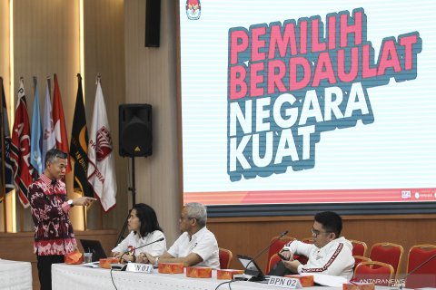 Rapat iklan kampanye pemilu 2019