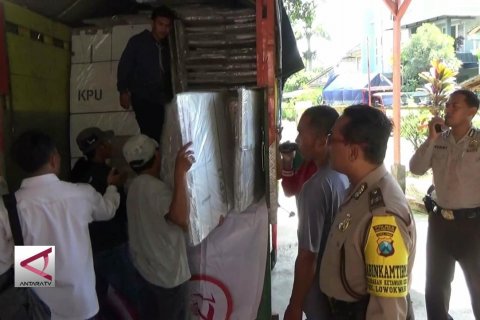 Malang mulai distribusikan kotak suara pemilu