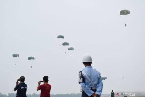 Terjun penyegaran prajurit Paskhas