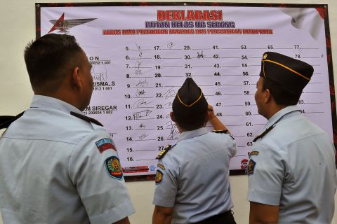 Komitmen rutan bebas narkoba dan telepon selular