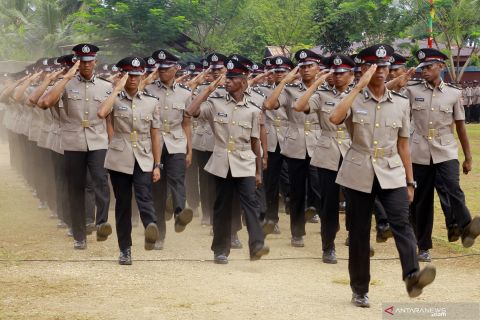 Pelantikan bintara perbatasan di Papua