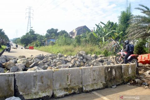 Penutupan jalan R3 Bogor