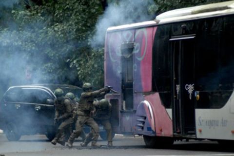 Latihan penanggunalangan keadaan darurat Bandara