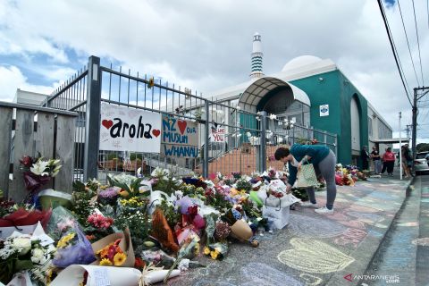 Aksi solidaritas warga Wellington pascapenembakan masjid di Christchurch