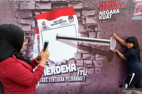 Sosialisasi Pemilu 2019 di Padang