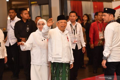 Ma'ruf Amin hadiri debat capres putaran keempat
