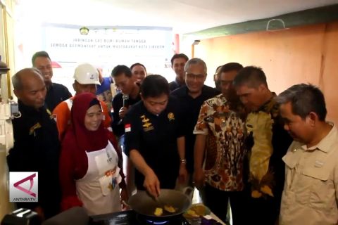 Jaringan gas rumah tangga terpasang untuk warga Cirebon