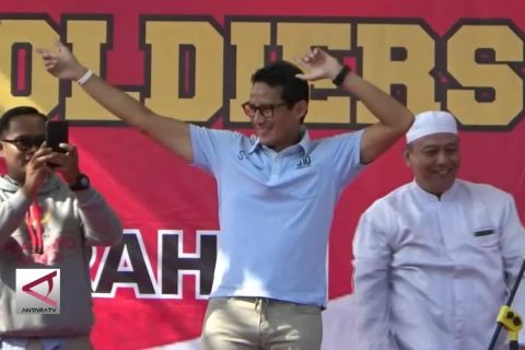 Sandi Uno minta pendukungnya bergerilya 4 As
