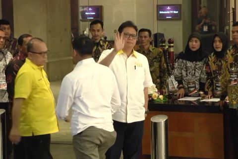 Suasana sekitar venue, jelang debat pilpres putaran ke-4