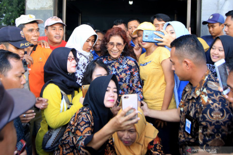 Menteri KKP bertemu nelayan di Muncar