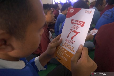 Sosialisasi pemilu di Lapas Tulungagung