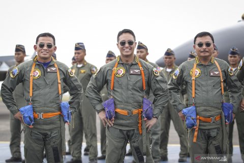 Jajal Sukhoi Su-30, KSAD dan KSAL dapat Wing Penerbang dari KSAU