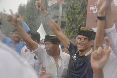 Kampanye Sandiaga Uno di Buleleng