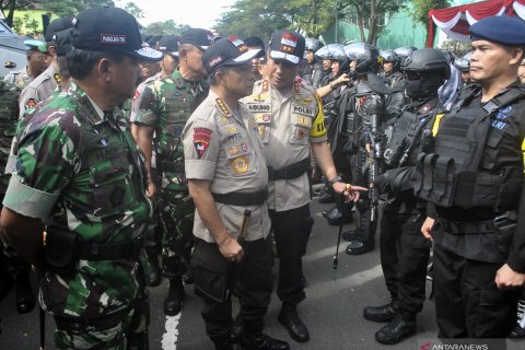 Apel gelar pasukan pengamanan Pemilu 2019