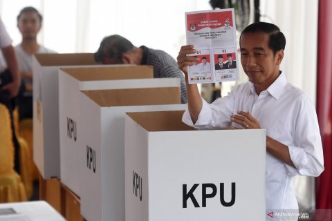 Jokowi gunakan hak pilih
