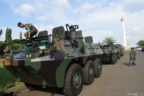 Pengamanan ibu kota seusai pencoblosan Pemilu 2019