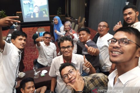 Video conference bersama Direktur MSDM