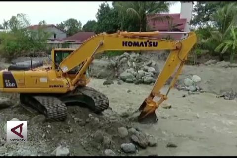 Pascabanjir Sentani, jalan  dan  jembatan mulai diperbaiki