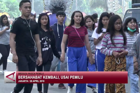 Bersahabat kembali, usai pemilu