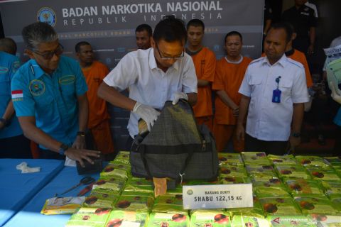 Rilis kasus narkotika BNN