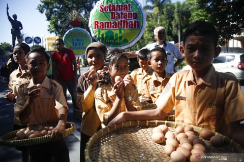 Tradisi berbagi telur rebus sambut Ramadhan