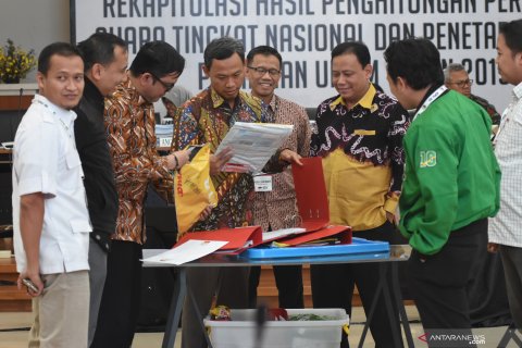 Rekapitulasi hasil penghitungan suara Pemilu luar negeri
