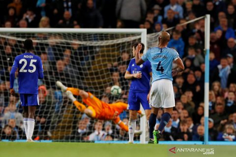 Liga Inggris: Gol tunggal Kompany antar Citizens kembali  puncaki klasemen
