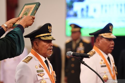 Presiden lantik Gubernur Maluku Utara