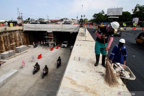 Underpass Karanglo siap digunakan