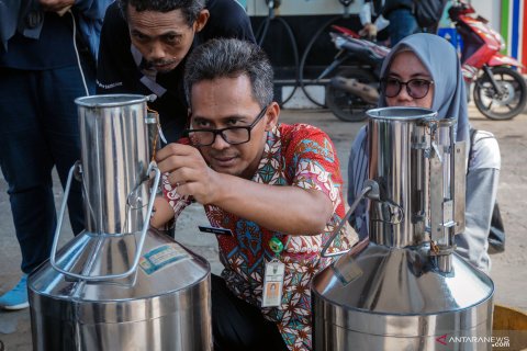 Tera ulang SPBU persiapan Lebaran