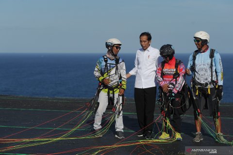 Presiden Jokowi kunjungi kawasan sport tourism