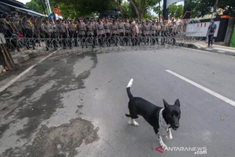 Unjuk rasa hasil Pilpres di Palu