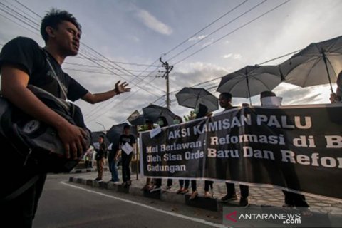 Aksi Kamisan ke-8 di Palu