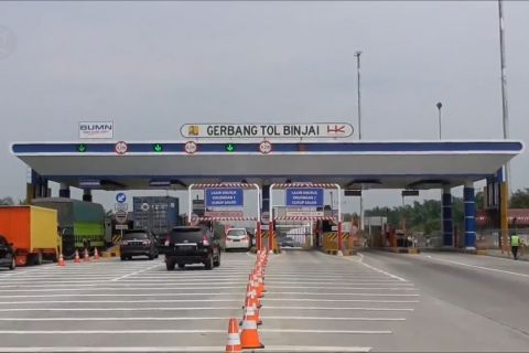 Tarif Tol Medan-Binjai diskon 15 persen