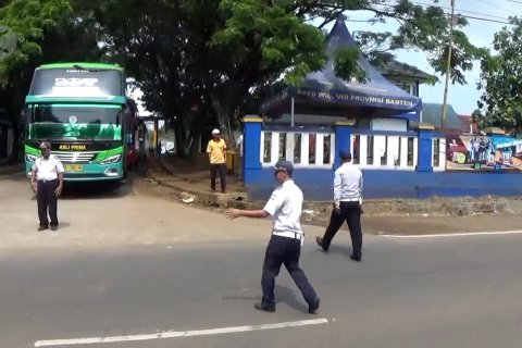 Pembenahan di terminal tipe A Labuan Pandeglang