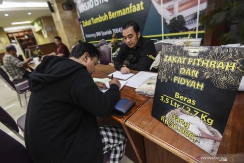Zakat fitrah masjid Istiqlal