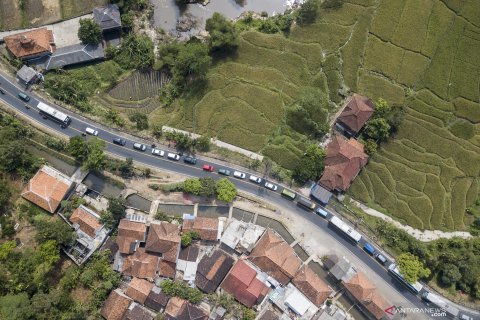 Puncak arus mudik jalur Selatan