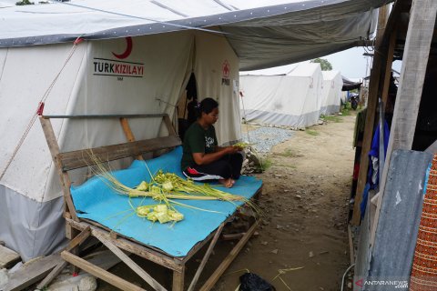 Kondisi jelang lebaran di pengungsian Balaroa