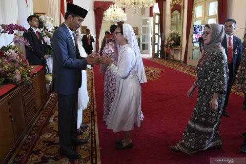 Presiden halalbihalal dengan masyarakat umum