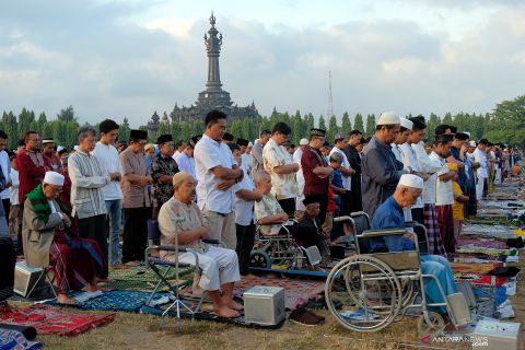 Shalat id di Bali